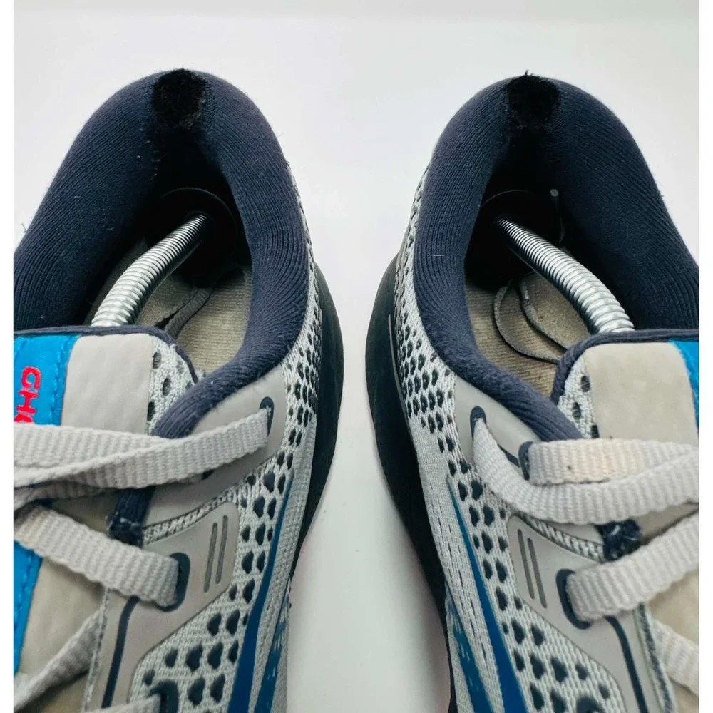 Brooks Ghost 14 Men's Size 13 D Running Shoes Gray Blue Red 1103691D078 Comfort